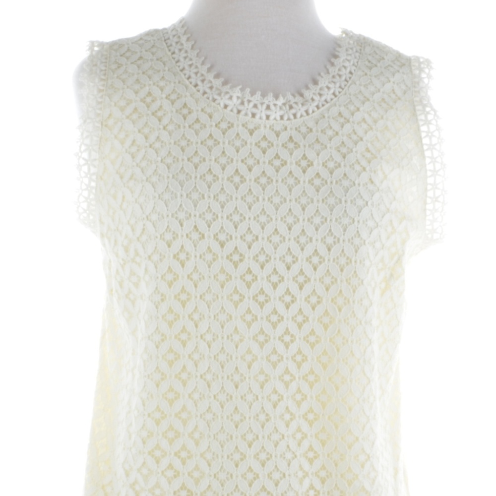WOMENS SLEEVELEES BEIGE TOP